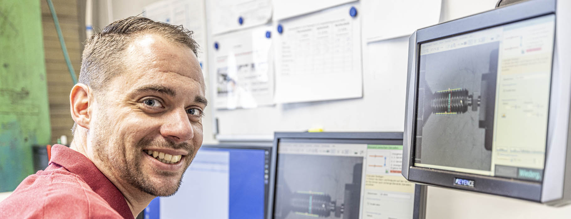 Arbeitsbereich der Firma